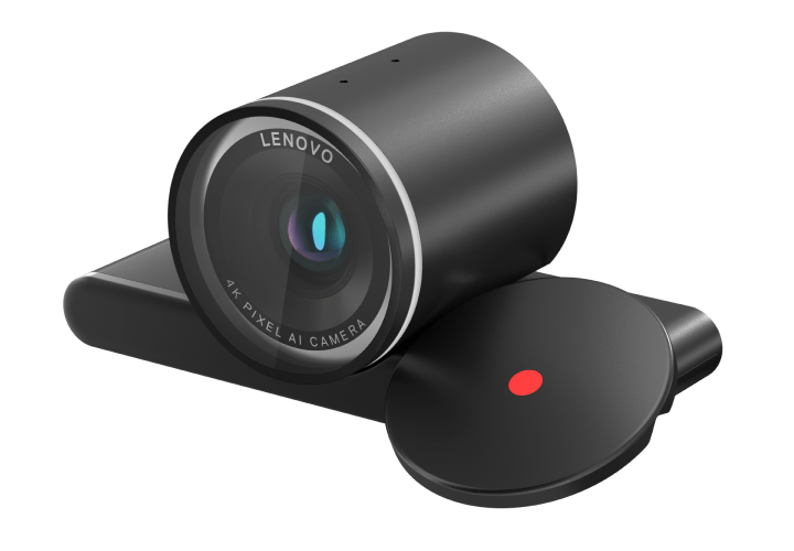 Lenovo 4K Pro Webcam, Ansicht von vorne links