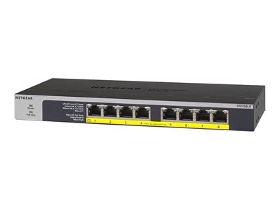 

NETGEAR GS108LP - switch - 8 ports - unmanaged - rack-mountable