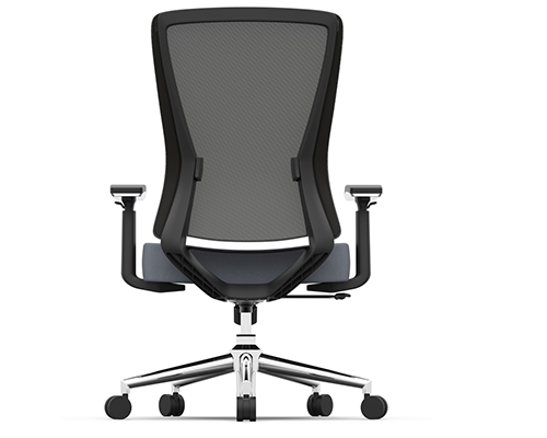 Realspace Levari Faux Leather Mid-Back Task Chair, Gray/Black | Office