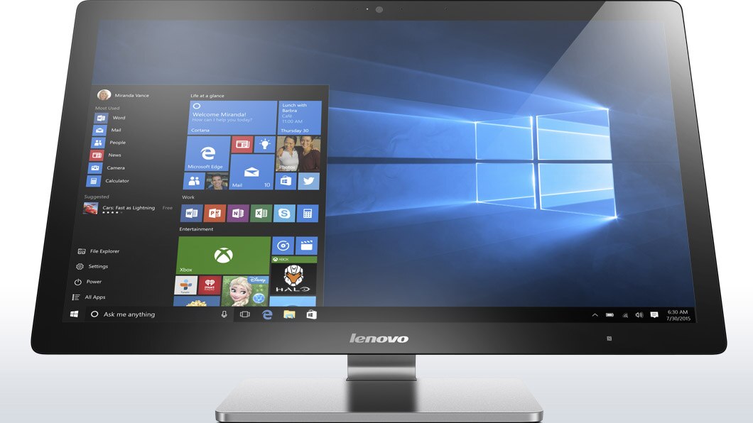 Lenovo 40 スタイリッシュな超薄型オールインワンデスクトップpc Aシリーズ レノボジャパン