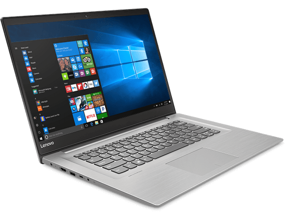 Lenovo Ideapad 320S (15) Front Left Side View Featuring Windows 10