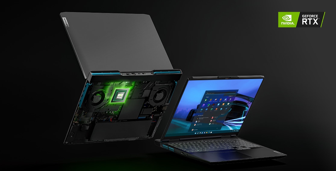 يحتوي IdeaPad Gaming 3i Gen 7 على وحدات معالجة الرسومات NVIDIA® GeForce RTX™.