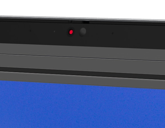 ThinkPad T16 Gen 1 (16” Intel) ноутбукиның қосымша FHD + IR камерасына жақын көрініс 