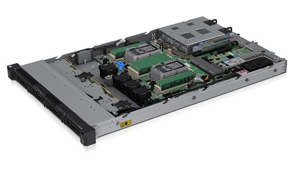 Lenovo ThinkSystem SR530 Internal Chassis View with Processor