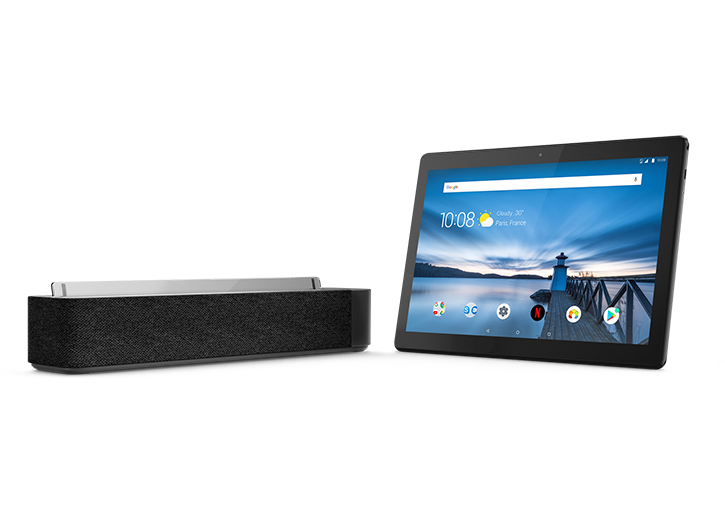 Lenovo Smart Tab M10 (HD) with  Alexa, 2-in1 tablet + Smart Dock
