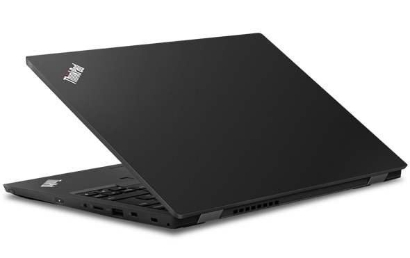 Lenovo ThinkPad L390 - Business laptop open, revealing 13.3