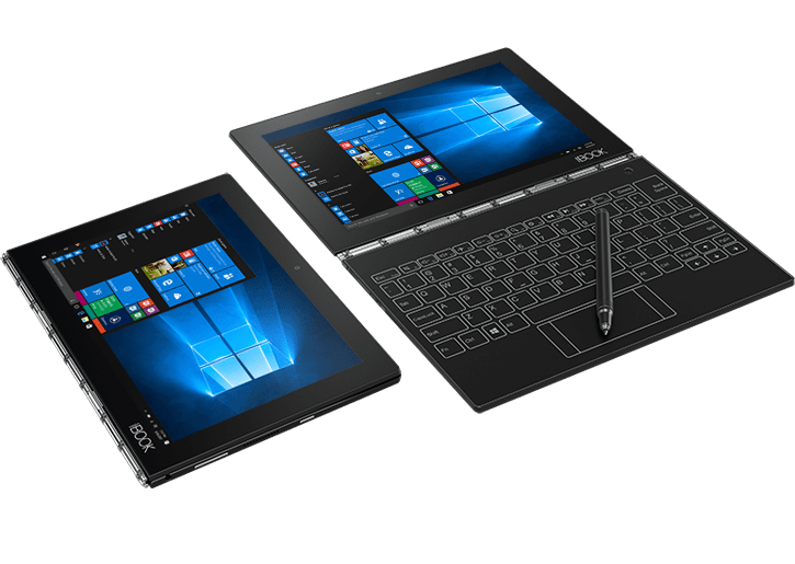 Lenovo Yoga Book - FHD 10.1 Android Tablet - 2 in 1 Tablet (Intel Atom  x5-Z8550 Processor, 4GB RAM, 64GB SSD), Gunmetal, ZA0V0035US